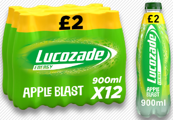 Lucozade Energy Apple PM £2.00 900ml