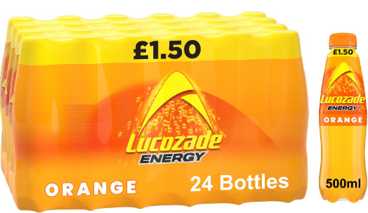Lucozade Energy Drink Orange PMP £1.50 500ml