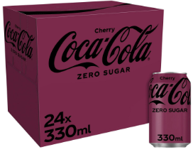 Coca-Cola Zero Sugar Cherry 330ml