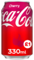 Coca Cola Cherry Coke Pm £1.00 330ml