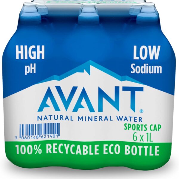 Avant Natural Mineral Water Sportscap 1Ltr