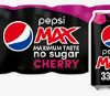 Pepsi Max Cherry No Sugar Cola PMP Can 330ml