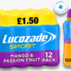 Lucozade Sport Mango & Passionfruit PMP £1.50 500ml