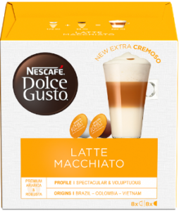 Nescafe Dolce Gusto Latte Macchiato Coffee Pods x 16