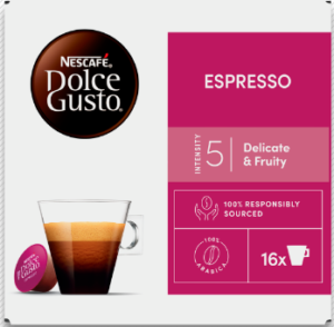 Nescafe Dolce Gusto Espresso Coffee Pods x 16