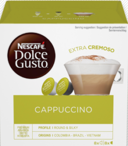 Nescafe Dolce Gusto Cappuccino Coffee Pods x 16