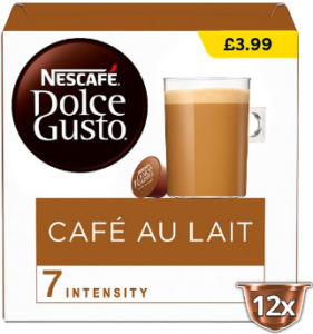 Nescafe Dolce Gusto Cafe Au Lait Pm £3.99 12 x 10g (120g)