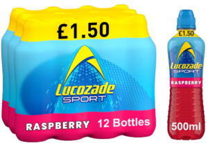 Lucozade Sport Raspberry PMP £1.50 500ml