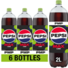 Pepsi Max Lime No Sugar Cola Bottle PMP 2L