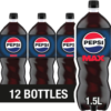 Pepsi Max No Sugar Cola Bottles 12 x 1.5L