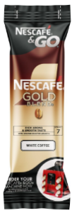 Nescafé & Go Gold Blend White Coffee 8 x 7.2g