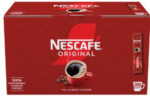 NESCAFE Original Instant Coffee Sachets - 200 x 1.8g Sticks