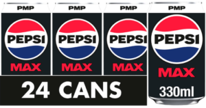 Pepsi Max No Sugar Cola PMP Can 330ml
