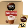 Nescafe Gold Cappuccino 12 Pack 186g