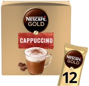 Nescafe Gold Cappuccino 12 Pack 186g