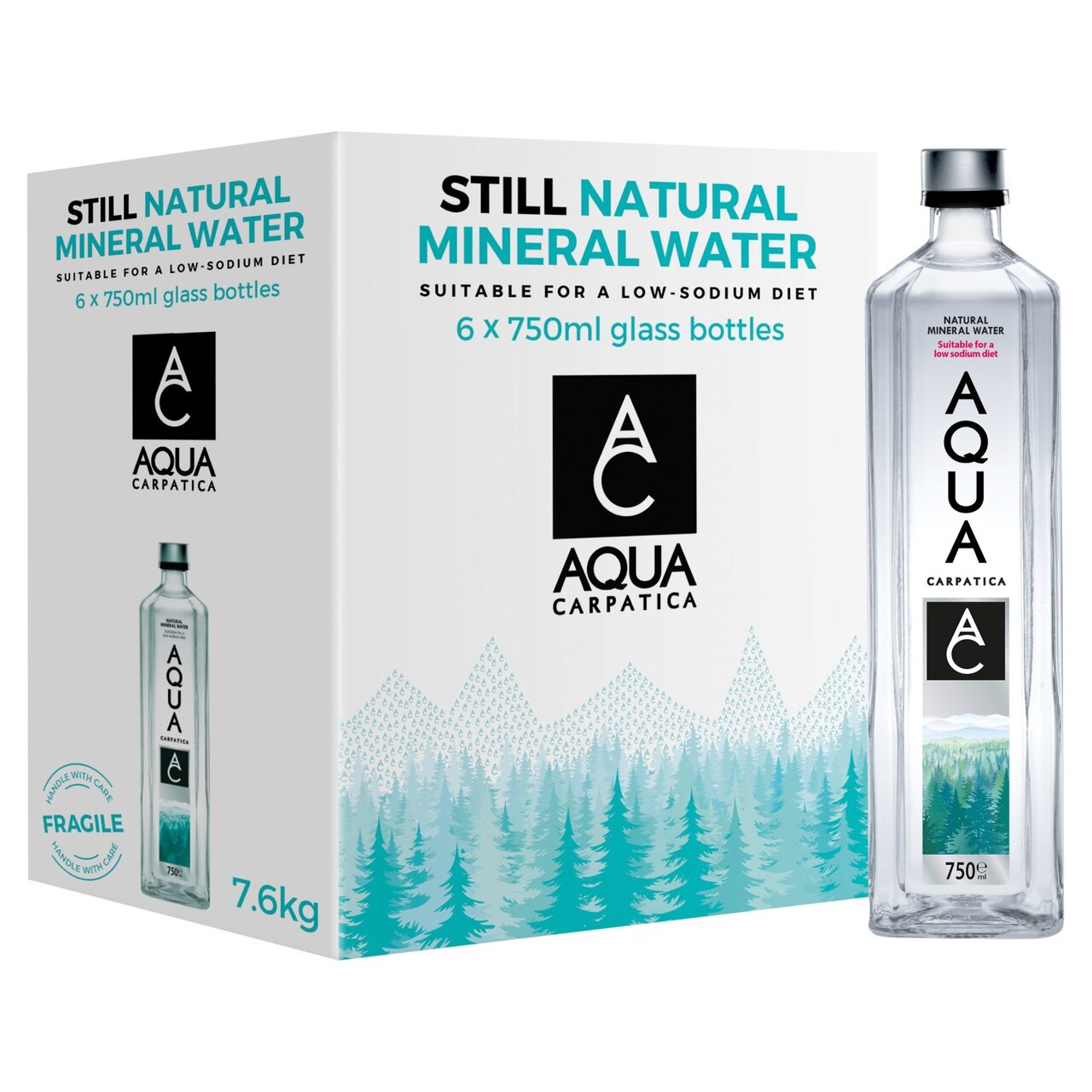 Aqua Carpatica Still Natural Mineral Water 750ml