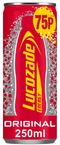 Lucozade Energy Drink Original 250ml 75p PMP
