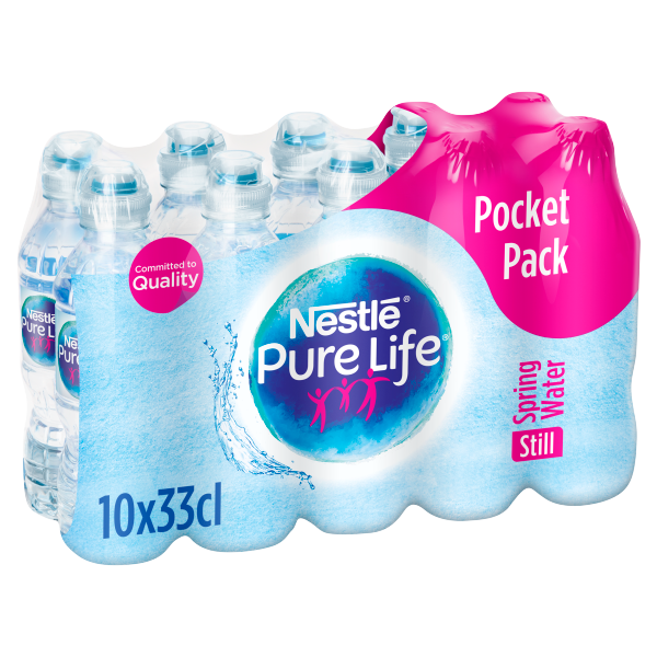Nestle Pure Life Mineral Water Sports Cap Multipack 10x330ml
