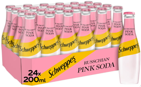 Schweppes Russchian Pink Soda 200ml