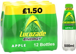 Lucozade Energy Apple PM £1.50 500ml