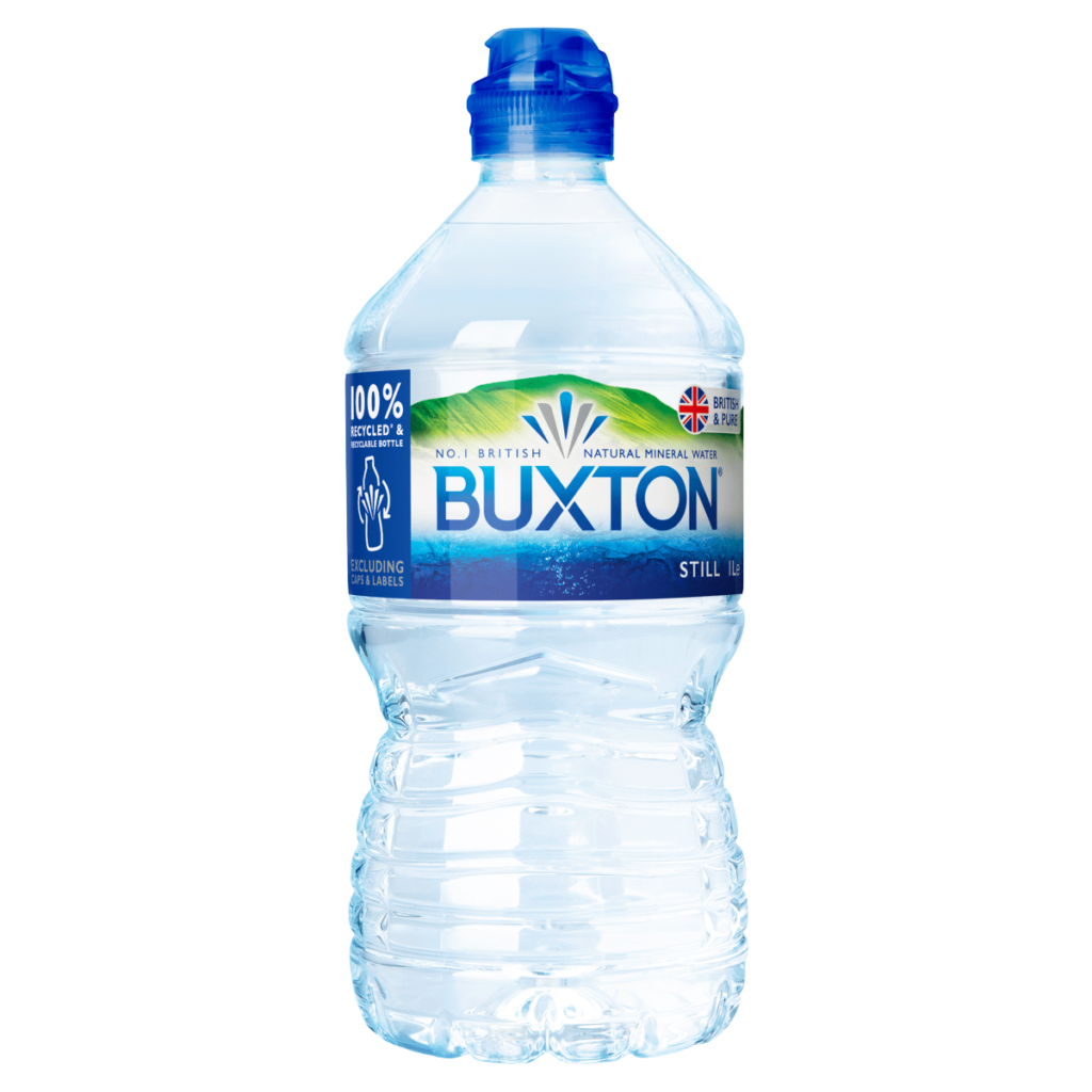 Buxton Still Natural Mineral Water Sports Cap 1L
