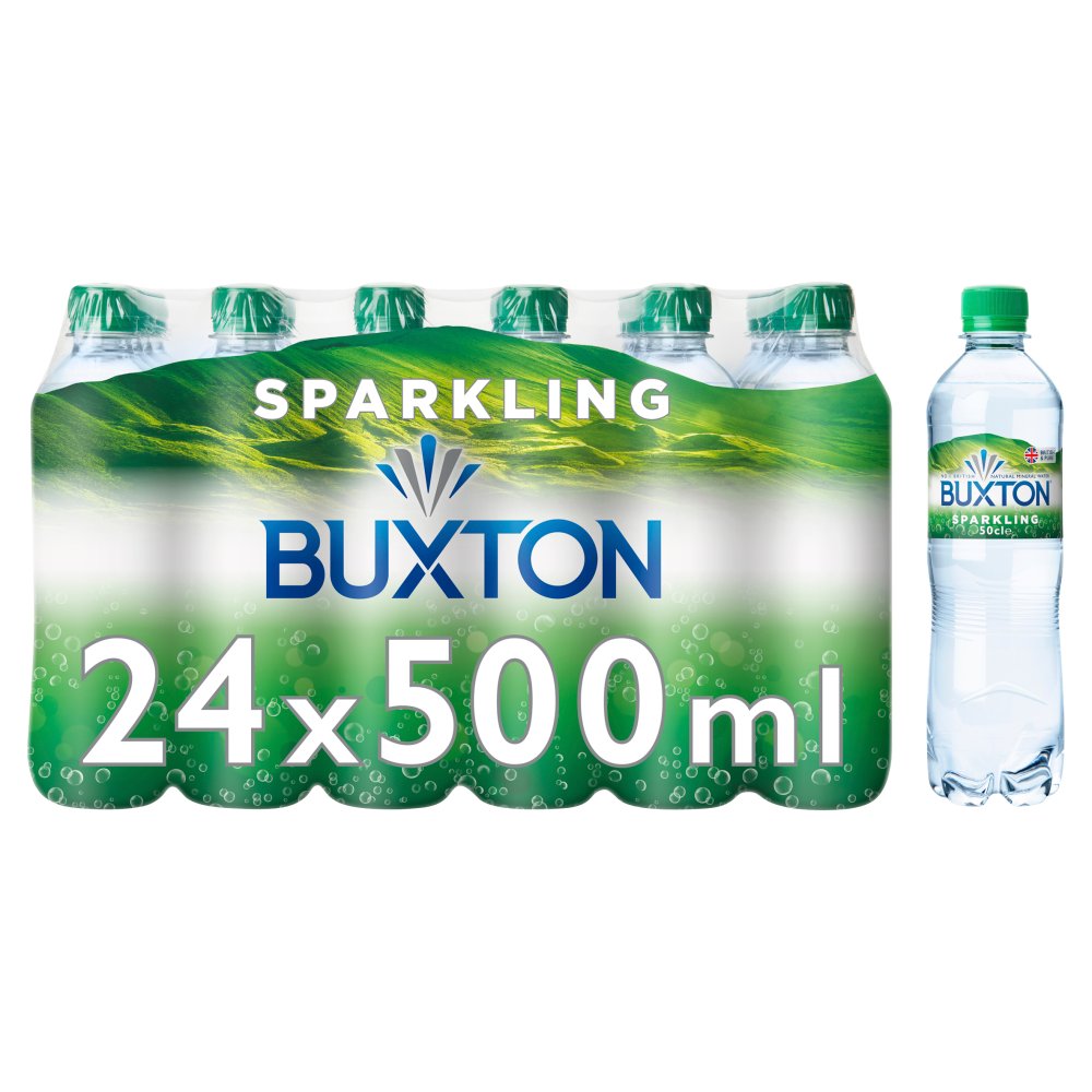 Buxton Sparkling Natural Mineral Water 500ml