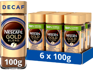 Nescafe Gold Blend Decaff Instant Coffee 100g