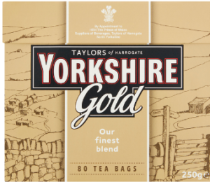 Taylors of Harrogate Yorkshire Gold 80 Tea Bags 250g