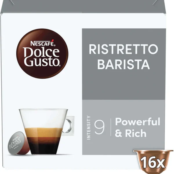 Nescafe Dolce Gusto Ristretto Barista Coffee Pods x 16