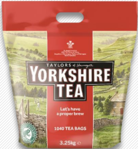 Taylors Of Harrogate Yorkshire Tea 1040 Tea Bags 3.25kg