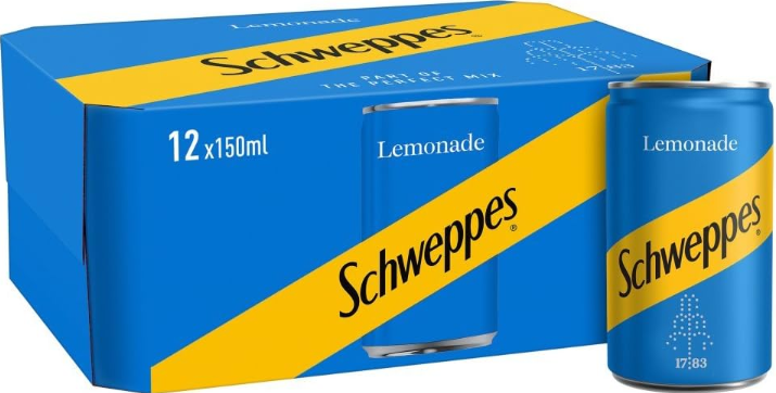 Schweppes Lemonade 12x150ml