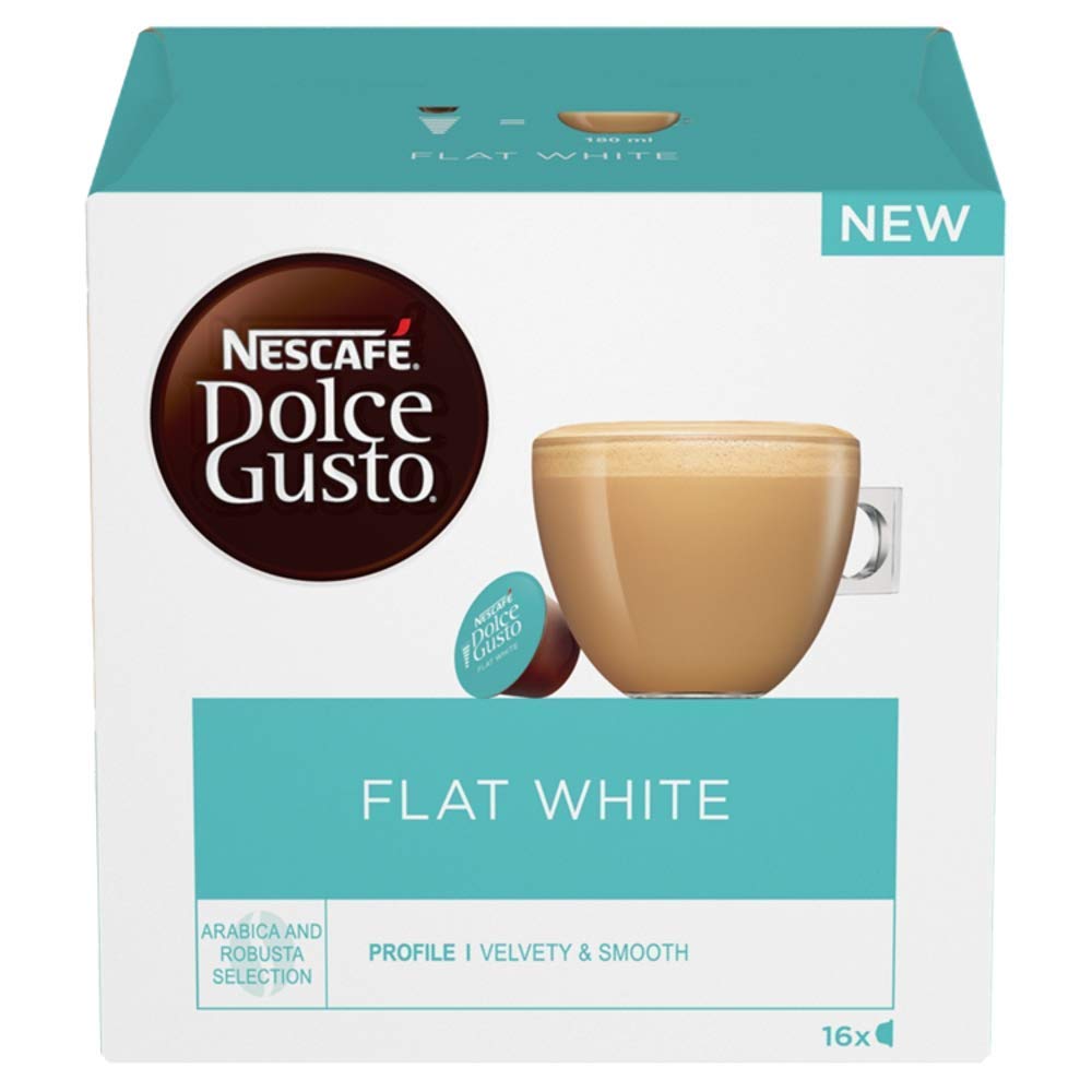 Nescafe Dolce Gusto Flat White Coffee Pods x 16