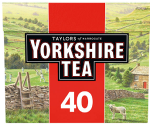 Taylors Of Harrogate Yorkshire Tea 40 Tea Bags 125g