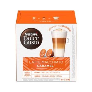 Nescafe Dolce Gusto Latte Macchiato Caramel Coffee Pods x 16