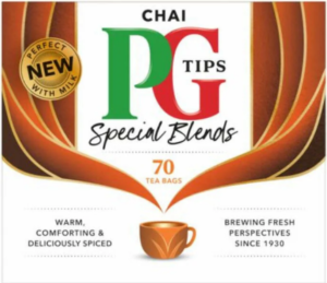 PG TIPS 70S SPEC BL CHAI 6X175G BOX