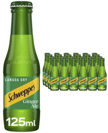 Schweppes Ginger Ale 24 x125ml