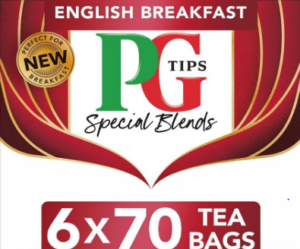 PG TIPS 70S SPEC BL ENG BREAK 6X175G BOX