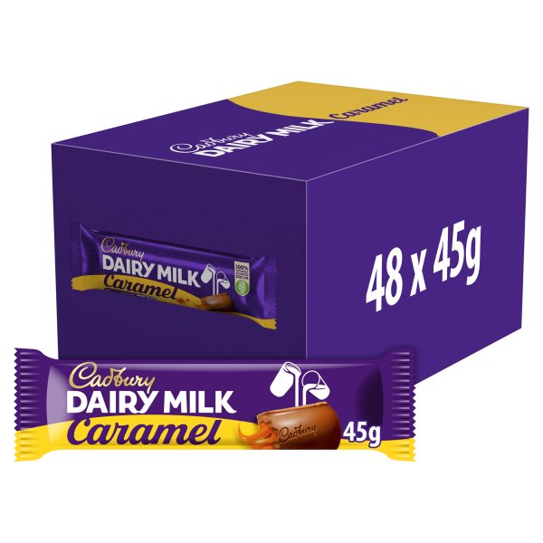 Cadbury Dairy Milk Caramel Chocolate Bar 45G