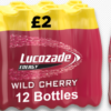 Lucozade Energy Drink Wild Cherry PMP £2 900ml