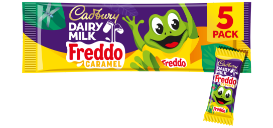 Cadbury Dairy Milk Freddo Caramel Chocolate Bar 5 Pack 97.5G