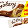 Galaxy Smooth Milk Chocolate Snack Bars Multipack Vegetarian 4x42g