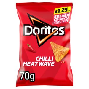 Doritos Chilli Heatwave Tortilla Chips Crisps £1.25 Rrp PMP 70G