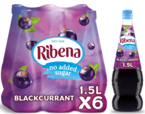 Ribena Concentrate Blackcurrant Light Pet 1.5Ltr