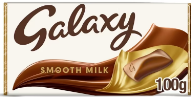 Galaxy Smooth Milk Chocolate Block Bar Vegetarian 100g