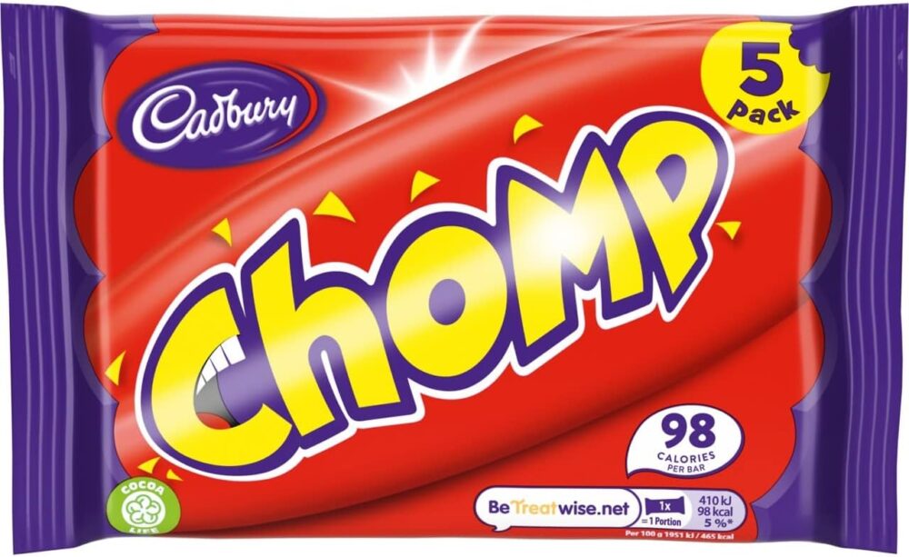 Cadbury Chomp Bar 5 Pack 105G