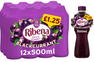 Ribena Blackcurrant PM £1.25 500ml