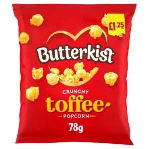 Butterkist Crunchy Toffee Popcorn 78G, £1.25 PMP