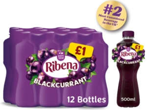 Ribena Blackcurrant PM £1.00 500ml