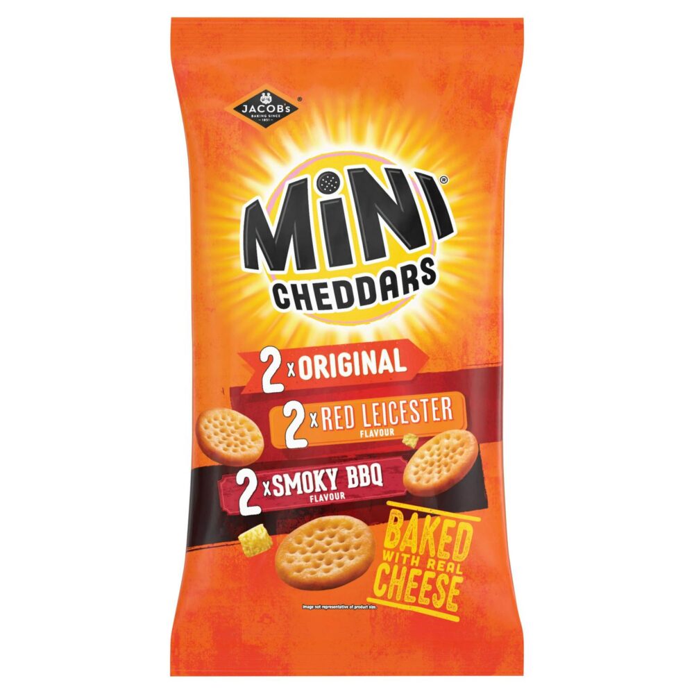 Jacob'S Mini Cheddars Variety 6x23G