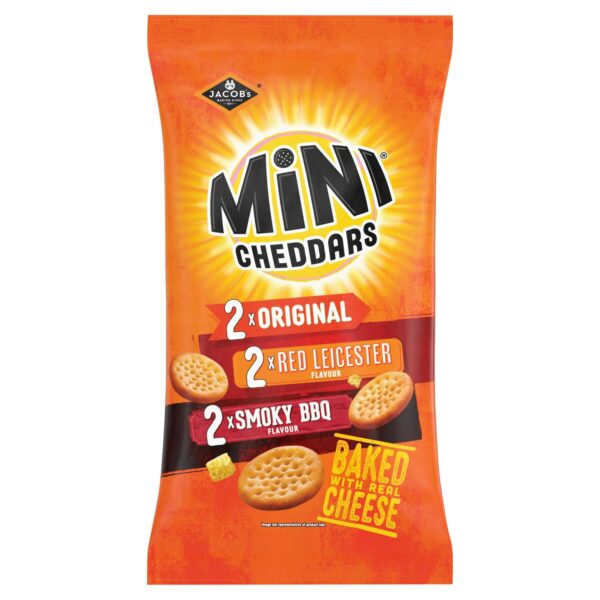 Jacob'S Mini Cheddars Variety 6x23G